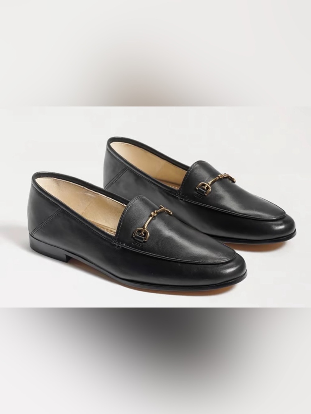 Sam Edelman Black Leather Loafers